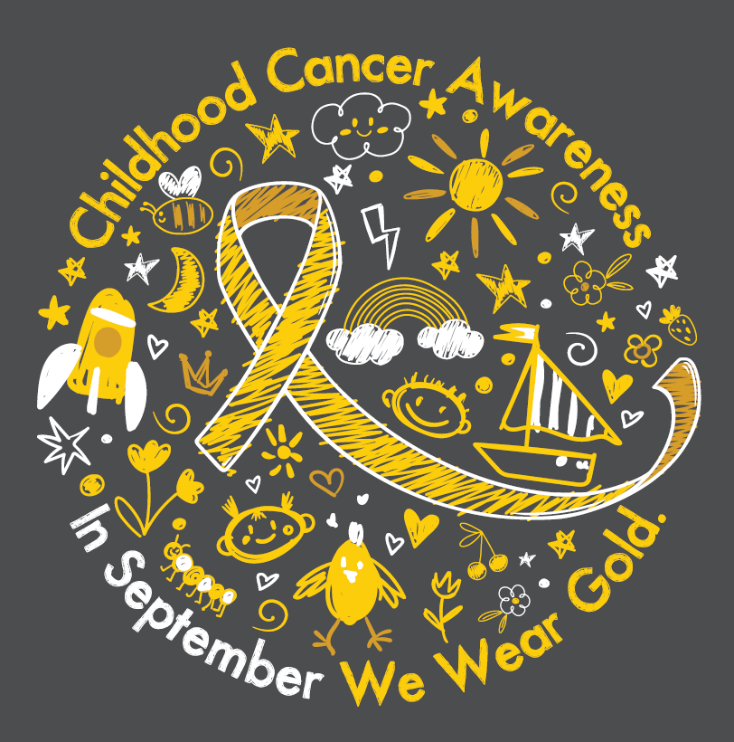 Loma Linda University Health Childhood Cancer Awareness Month T-shirt Campaign
